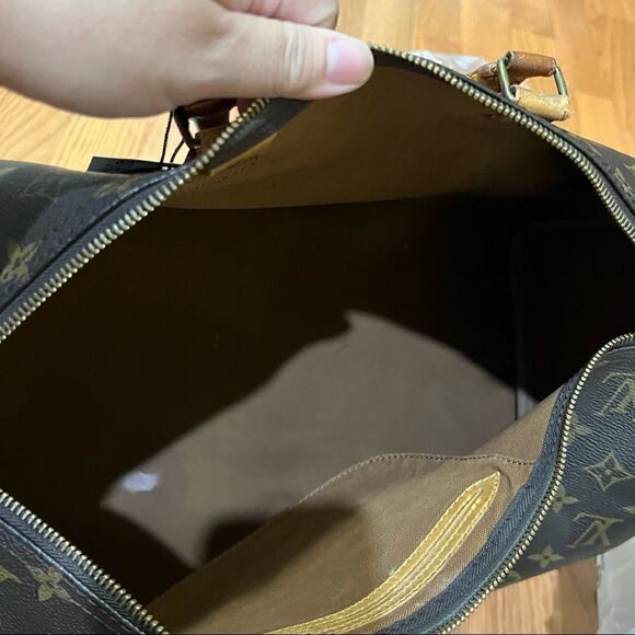 LOUIS VUITTON SPEEDY 40 Classic coated monogram canvas *Authentic Vintage ‘91 - Picture 10 of 16